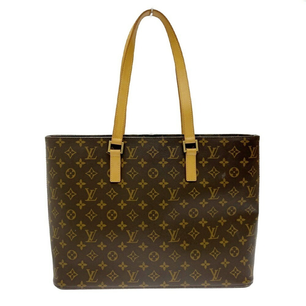 LOUIS VUITTON Monogram Luco Shoulder Bag Brown